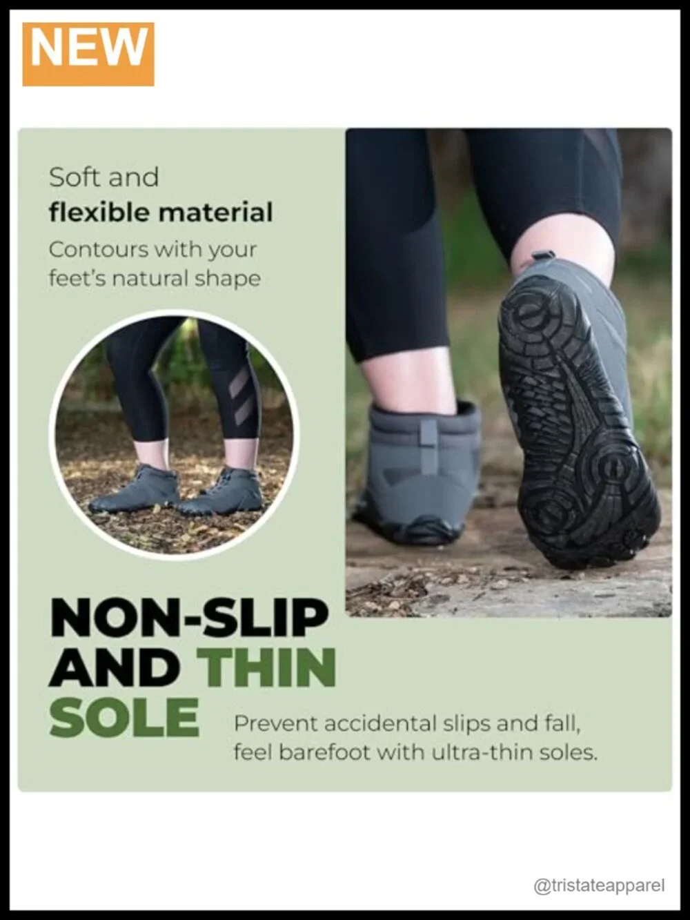 Women's Barefoot Winter Boots Wide Toe Box Non-Slip Rubber Sole